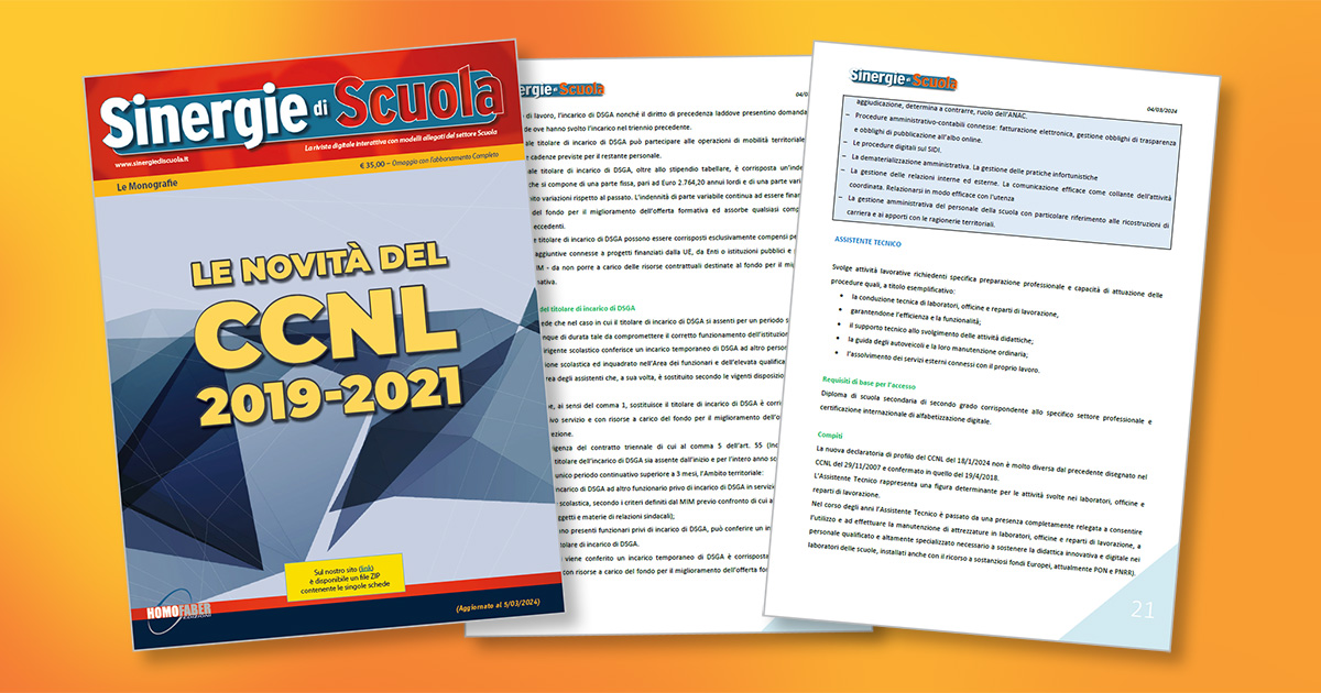 Monografia "Le novità del CCNL 2019-2021"