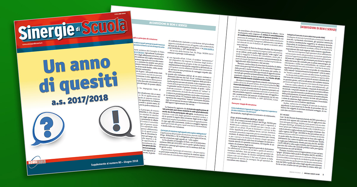 Speciale "Un anno di quesiti"