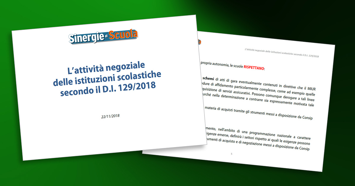 Speciale Attività negoziale nel nuovo Regolamento di contabilità